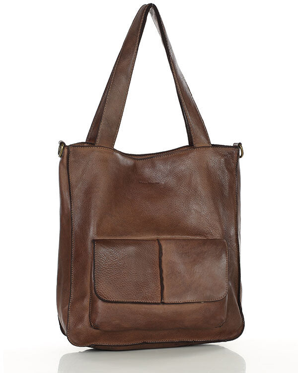 Carrara Tote. Italian Leather Women's Tote Shopper Bag A4 