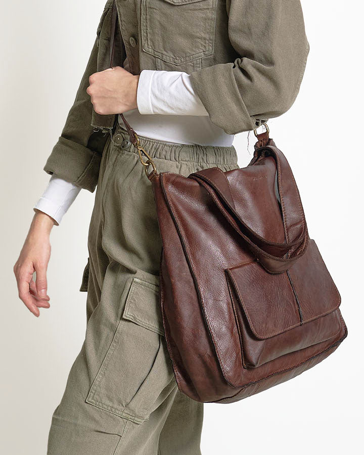 Carrara Tote. Italian Leather Women's Tote Shopper Bag A4 