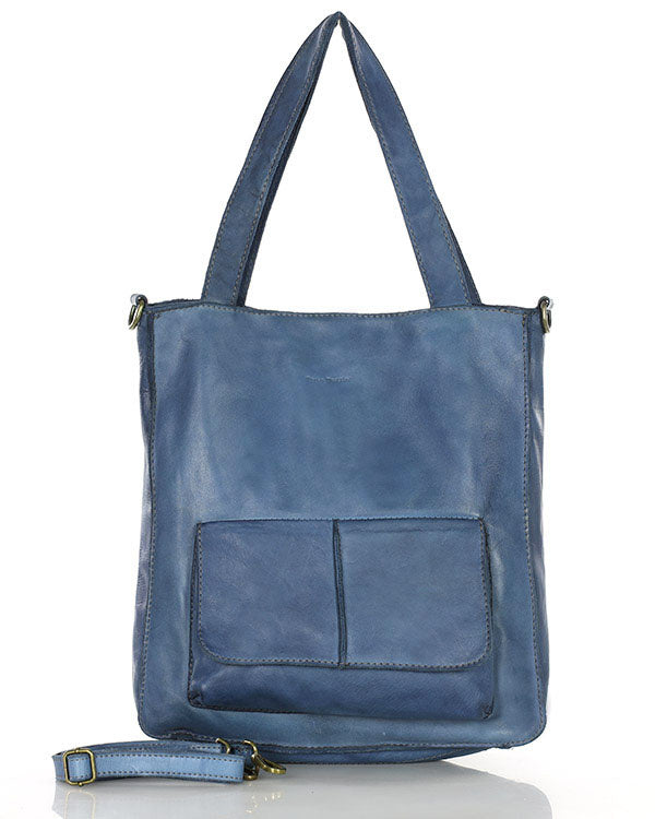 Carrara Tote. Italian Leather Women's Tote Shopper Bag A4 