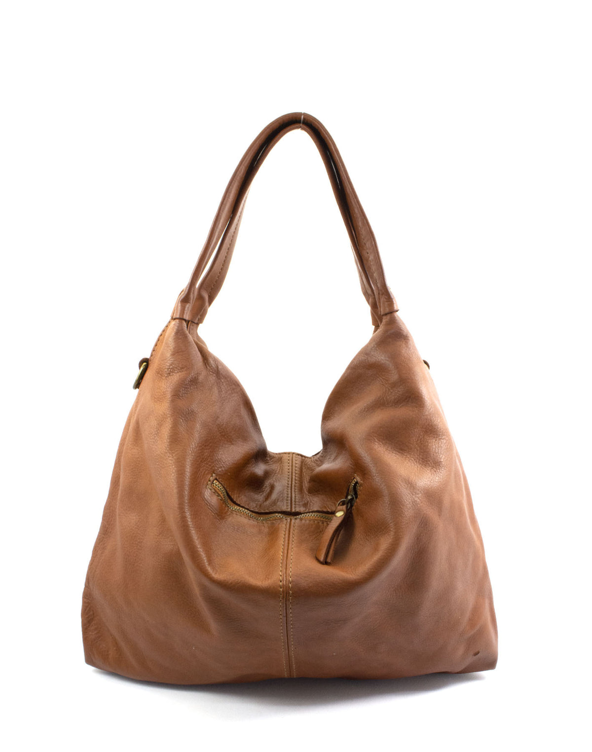 Sac à main Hobo en cuir italien pour femme – vue de dos