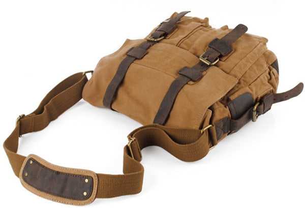 ADVENTURE – torba na ramię w stylu vintage z canvas dla kobiet i mężczyzn