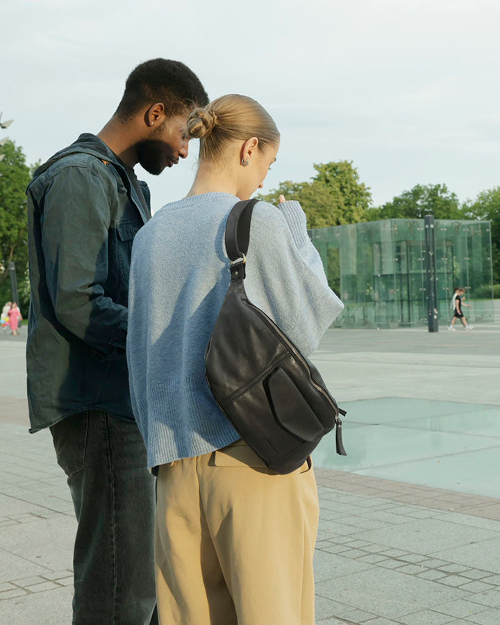 Torq. Large Leather Women's Waist Bag XL