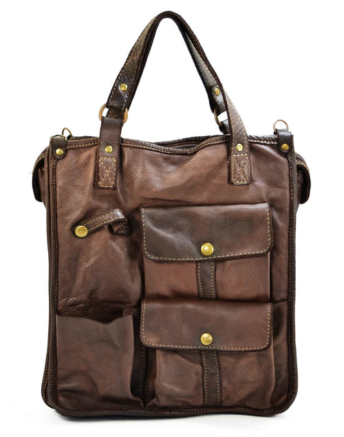 (outlet) Caldera ● Skórzana torba na ramię tote Unisex A4 XL