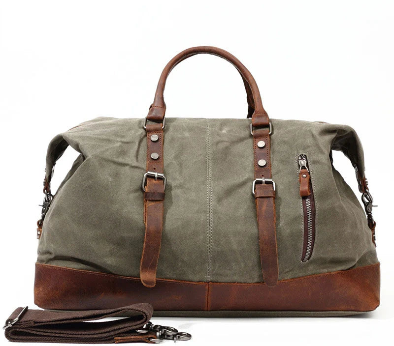VAMP VINTAGE Duża materiałowa torba na ramię podrózna XXL Unisex