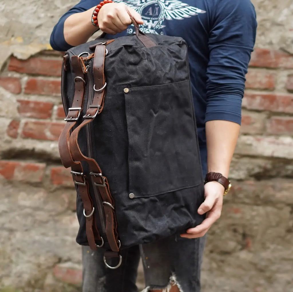 WAXDuffle XL™ Woskowana, duża torba podróżna materiałowa unisex